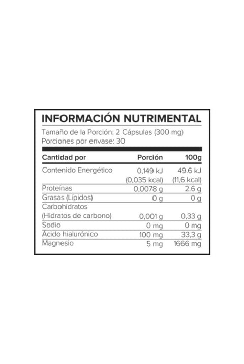 Ácido hialurónico 60 CAP