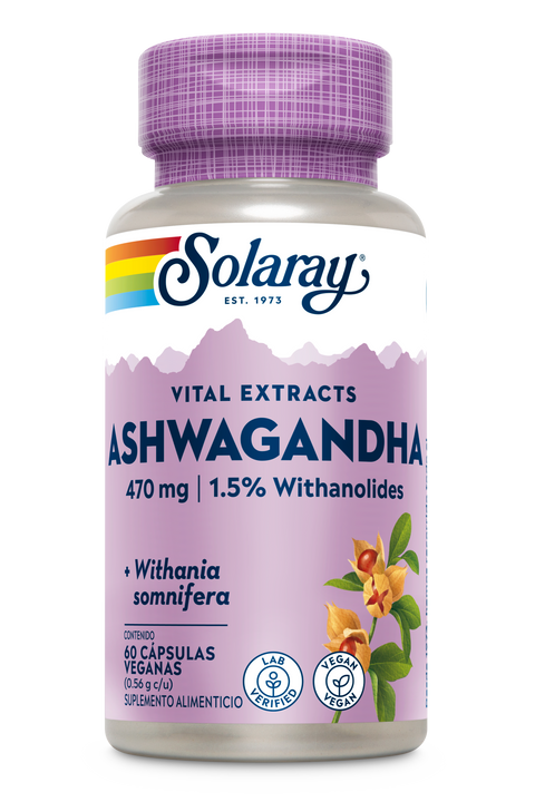 Solaray Ashwaganda 470 mg 60 cap