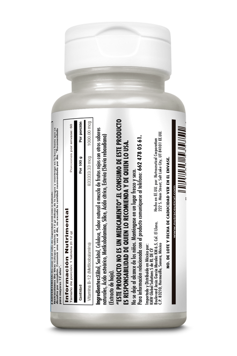 Kal B-12 Methylcobalamin 1000 mcg 60 tab