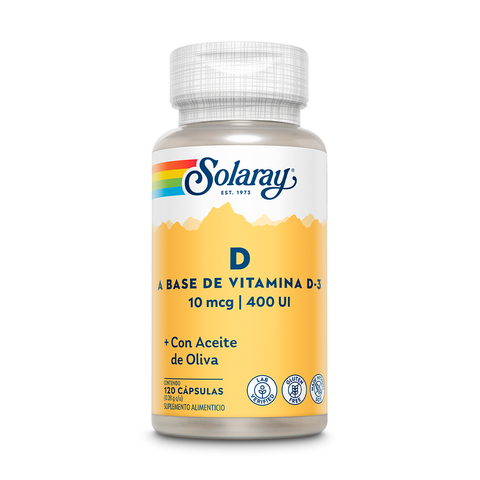 Solaray D 10 mcg (400 UI) / 120 cap
