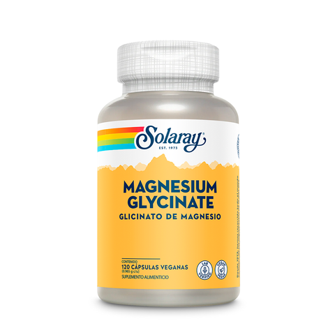 Solaray Magnesium Glycinate/ Glicinato de Magnesio 120 cápsulas veganas