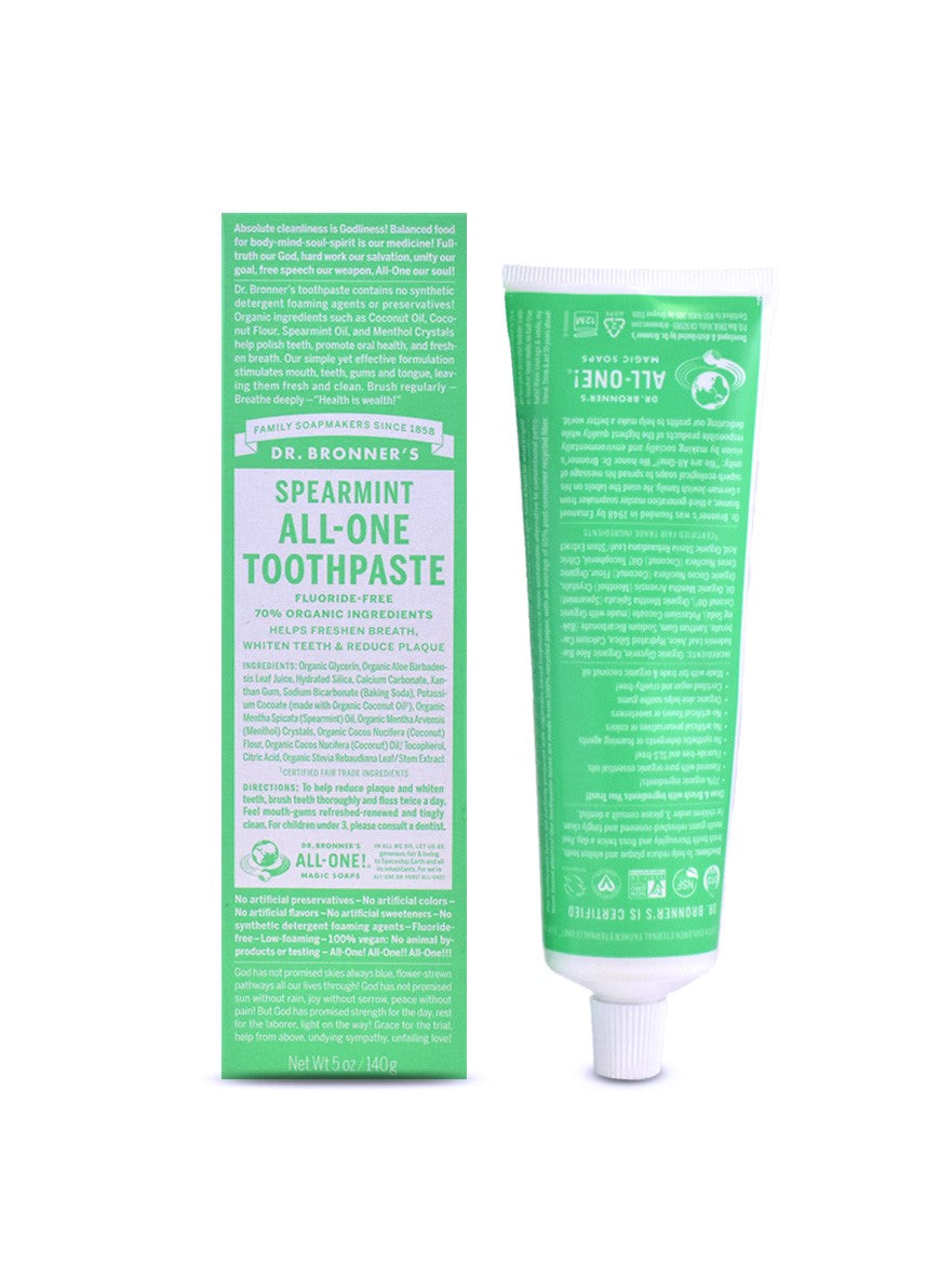 Pasta Dental Orgánica Hierba Buena Dr. Bronner's Natural Farma