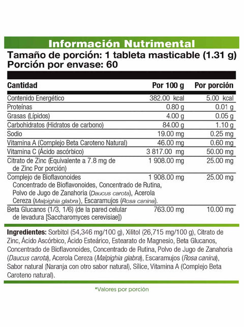 Kal In-Raptor (Multivitamínico para niños) / 60 Tabletas