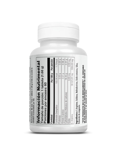 Kal L-arginine 1000 mg / 60 tab
