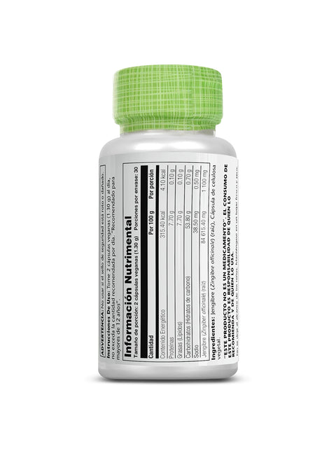 Solaray Ginger 550mg / 60 cap