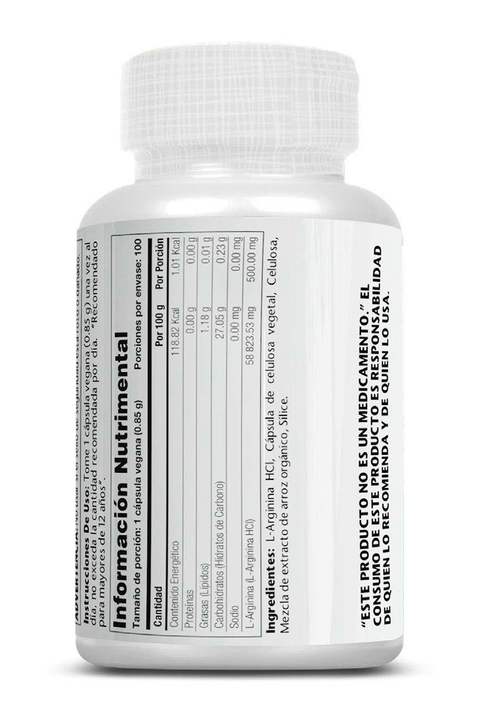Solaray L-Arginine 500mg / 100 cap