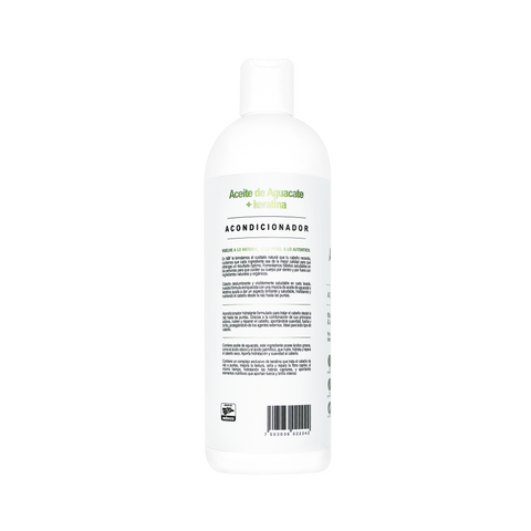 Acondicionador con aceite de aguacate y keratina