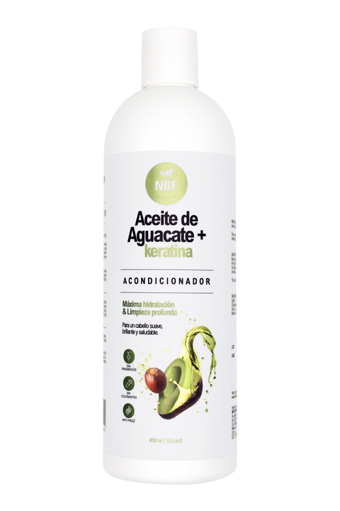 Acondicionador con aceite de aguacate y keratina