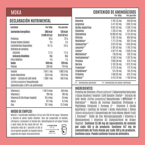BIRDMAN - PROTEINA VEGETAL SABOR "MOKA" | 1.02 KG