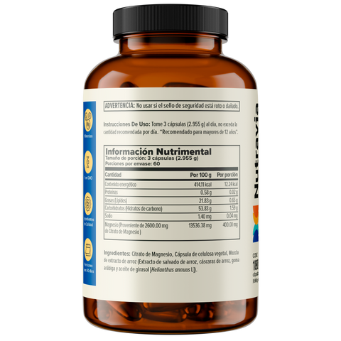 Nutravia Magnesium Citrate 400 mg 90 Cap
