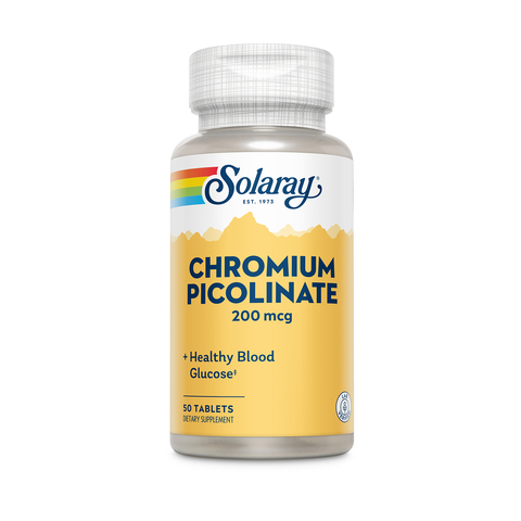 Solaray Picolinato De Cromo 200mcg 50 tab