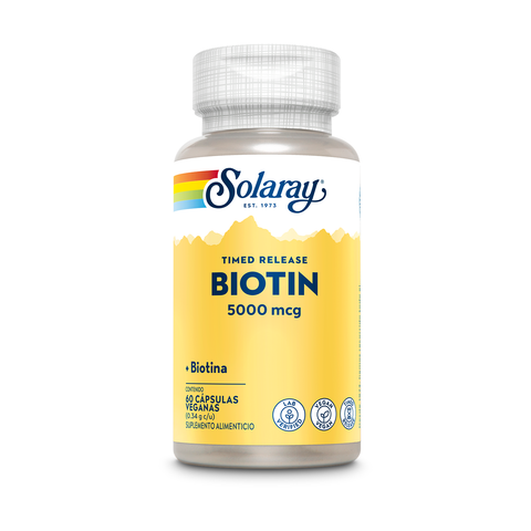 Solaray Biotina 5000 mcg 60 cap