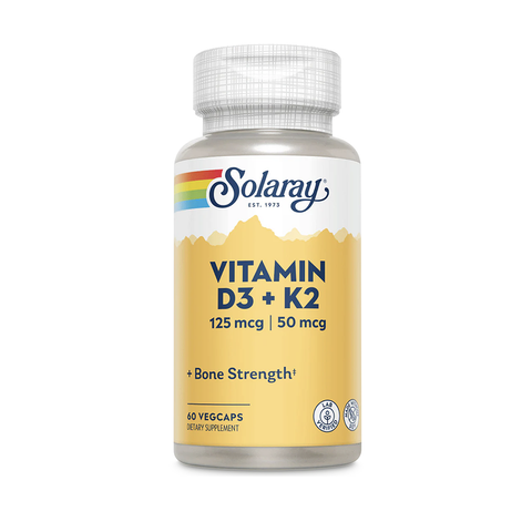 Solaray Vitamina D3 125 mcg + K2 50 mcg 60 cap