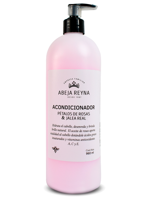 Acondicionador pétalos de rosas y jalea real - Abeja Reyna