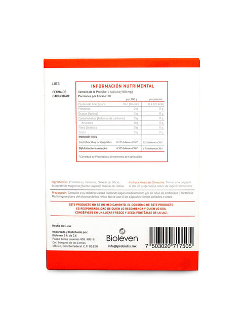 PROBIOTIX 50 Billones de Probióticos - Probiotix