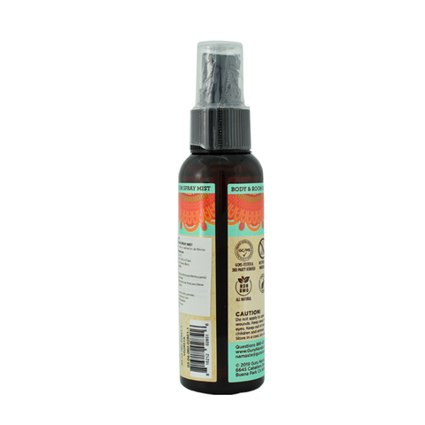 Spray de Menta (Mentha piperita) 60ml / Práctica presentación, 100% Puro y Natural, Sin OGM y Libre de crueldad animal - GuruNanda