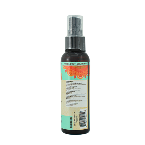 Spray de Menta (Mentha piperita) 60ml / Práctica presentación, 100% Puro y Natural, Sin OGM y Libre de crueldad animal - GuruNanda