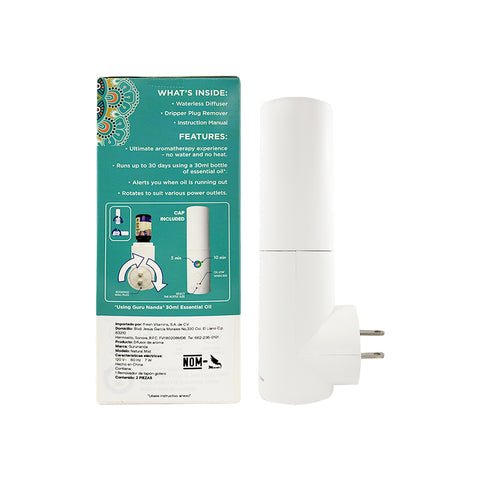 Difusor de Aroma Natural Mist 2.0™, Tecnología de nebulización, No requiere agua - GuruNanda